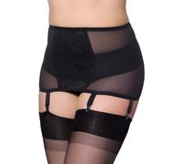 Gaine Porte-jarretelle Grande taille Femme Classics Ulla 1268 40-62 Noir Beige