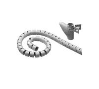 Gaine pour câbles et fils spirale ø max : 20 mm grise 2m