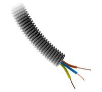 Zenitech Gaine précâblée ICTA Ø16mm 100m – Gris ou Noir