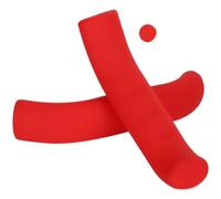 Gaine Protection Frein Vélo Pliant Texture Grip Sûr | Silicone souple, texture antidérapante, confort accru, sécurité freinage, matériau résistant(Red)