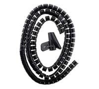 Gaine range câble Ø20mm 1,5m - noir - Zenitech