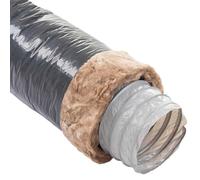 Gaine souple isolée pvc gp iso ecosoft - epaisseur 25mm - longueur 10m - diamètre 80mm