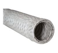 Gaine souple PVC Gris - AUTOGYRE - Ø125mm - Extensible 3m - Ventilation domestique