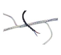 Gaine spirale 5 à 20 mm HellermannTyton SBPE4-PE-BK-30M 161-41101 noir 30 m