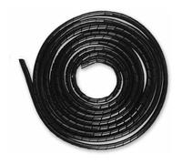 Gaine spirale flexible - MICH - 6 mm - 15 m - Noir - Protection câbles - Polyéthylène - Températures -40°C à +80°C