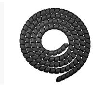 Gaine Spirale Flexible Universel 2 x 120cm, Cache Fil Electrique Diamètre Gaine Flexible, Résistante à la Chaleur, 8mm Gaine Range Cable pour Xiaomi Scooter électrique M365 Pro 2, Protege Cable, Noir