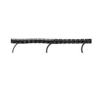 StarTech.com Gaine spirale range-câble en noir - 2,5 m - Diamètre de 45 mm - Avec outil pour insérer les câbles (CMSCOILED4) - kit de gaines pour câbles