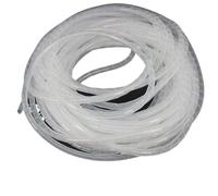 Gaine spiralée for câble, gaine de 1 mètre, for enrouleur câbles, for tube, for, for faisceau 4 à 20 mm, blanc (diamètre intérieur : 25 mm)(4mm inside diameter)