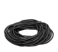 Gaine spiralée pour câbles, Enveloppe de câble en spirale Flexible, 20m, multicolore, 4-30mm, tuyau d'enroulement, organisateur de fil, Tube de gaine(6mm-Black)