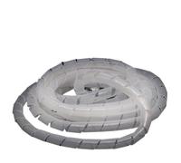 Gaine spiralée pour câbles, Manchon de protection for câble spiralé noir/blanc 4-30 mm coupé à la longueur