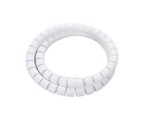 Gaine spiralée pour câbles, Organisateur de câbles en spirale, Tube de protection 1 mètre 8-42mm multicolore(White,16mm inside diameter)