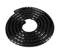 Gaine spiralée pour câbles, Organisateur de câbles en spirale, Tube de protection 1 mètre 8-42mm multicolore(Black,28mm inside diameter)