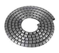 Gaine spiralée pour câbles, Organisateur de câbles en spirale, Tube de protection 1 mètre 8-42mm multicolore(Grey,28mm inside diameter)