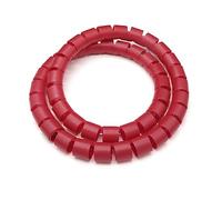 Gaine spiralée pour câbles, Organisateur de câbles en tube PE en spirale multicolore 8-30mm 1-10m(Red,10MM-3 METERS)