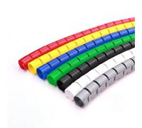 Gaine spiralée pour câbles, Organisateur de Câbles Protecteur en Spirale Multicolore 8-35mm 1m(Red,8mm)