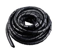 Gaine spiralée pour câbles, Organisateur de fil d'enveloppe de câble en spirale flexible 4-30mm multicolore(Black,8mmx12m)