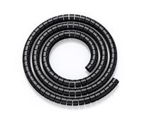Gaine spiralée pour câbles, Protecteur de fil en spirale for câble PE, multicolore, 8-42mm(Black,28mm inside diameter)