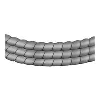 Gaine spiralée pour câbles, Protecteur d'enroulement de câble en spirale Flexible, 2 mètres, multicolore, plusieurs tailles, ignifuge(Gray,50mm X 2 Meters)
