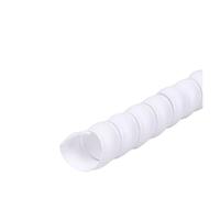 Gaine spiralée pour câbles, Protecteur d'enroulement de câble en spirale, multicolore, ID 8-60 mm, 1 mètre(White,ID 18mm)
