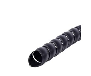 Gaine spiralée pour câbles, Protecteur d'enroulement de câble en spirale, multicolore, ID 8-60 mm, 1 mètre(Black,ID 16mm)