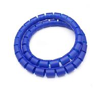 Gaine spiralée pour câbles. Tube d'enveloppe de câble en Spirale sans détecteur Fil Multicolore 8-30mm x 1-10m(Blu,10MM 1 Meter)