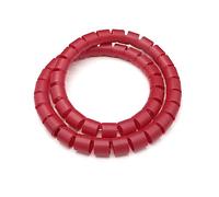 Gaine spiralée pour câbles. Tube d'enveloppe de câble en Spirale sans détecteur Fil Multicolore 8-30mm 1-10m(Red,25MM 3 Meters)