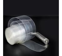Gaine thermorétractable, 1 tube thermorétractable en PVC transparent for batterie 18650, largeur 200 mm à 500 mm.(200mm)