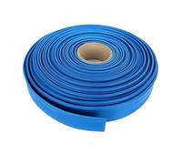 Gaine thermorétractable 1M/2M/5M, manchon de câble en PVC bleu/noir for 18650-Flexible et Durable(Blue,160MMx1M)