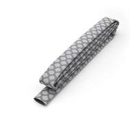 Gaine thermorétractable antidérapante for Canne à pêche, Gaine Isolante for poignée de vélo, Protection imperméable for poignée de Raquette(Gray X 1m,DIA 22MM 1PCS)