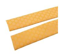Gaine thermorétractable antidérapante for Canne à pêche, Gaine Isolante for poignée de vélo, Protection imperméable for poignée de Raquette(Orange,Diameter 30MM 1M X 1PIECE)