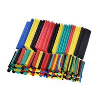 Gaine thermorétractable, Assortiment de 328 manchons chauffants 2:1, gaines câbles colorées