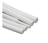 Gaine thermorétractable blanche de 1 mètre de diamètre, 1 2 3 4 5 6 7 8 9 10 12 14 16 20 25 30 40 50 mm, gaine de câble thermique isolée en polyoléfine 2:1(7mm)