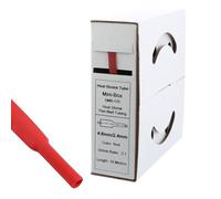 Gaine thermorétractable de 10 m - 4,8 mm > 2,4 mm - Rouge