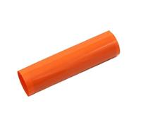 Gaine thermorétractable en PVC for batteries 18650/26650/21700, 50 pièces, gaine thermorétractable prédécoupée, protection for piles(Orange Red,26650 Film)