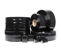 Gaine thermorétractable en PVC noir for batterie 18650, largeur 29,5 à 300 mm, film de protection isolé, boîtier au lithium, manchon de câble(WIDTH 85MM DIA 54MM_3 METERS)