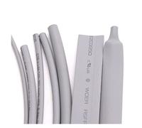 Gaine thermorétractable,Gaine thermorétractable 1 mètre Gris Gaine thermorétractable Manchon de câble Film thermorétractable Gaine de Tube diamètre 1 mm - 20 mm Tube thermorétractable 2: 1 Manchon de