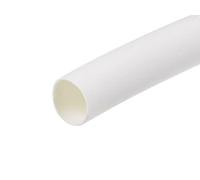Gaine thermorétractable, longue 1 mètre, blanc noir, diamètre de 3 mm 5 mm 6 mm 7 mm 8 mm 9 mm 10 mm (Ø8 mm, blanc)
