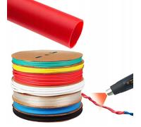 Gaine thermorétractable Rosfix Rouge 50mm 1m