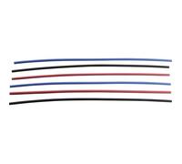 DSG Canusa Gaine thermorétractable sans colle 3:1 8014090000 Ø 9 mm Noir/Rouge/Bleu 1,5 m
