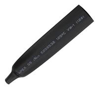 Gaine thermorétractable sans colle noir 12 mm Taux de rétreint : 2:1 544488