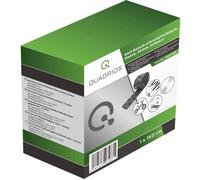 Gaine thermorétractable sans colle Quadrios 1908CA069 noir 30 mm Taux de retreint:2:1 1.6 m