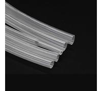 Gaine thermorétractable transparente en PTFE (1 à 100 m), rétrécissement 1,7:1, tube en silicone transparent for isolation électrique, diamètre intérieur 0,5 à 15 mm.(12mm x 1M)