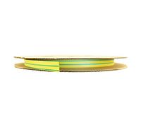 Gaine thermorétractable tube isolant Haute qualité 2:1 (D=2,4mm/d=1,2mm) en jaune vert, longueur 150 m sur une bobine pratique