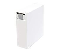 Gaine thermorétractable Tube isolant Haute qualité 2:1 (D=25,4mm/d=12,7mm) Longueur 5 m Gris dans une boîte distributrice pratique