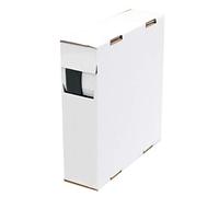 Gaine thermorétractable Tube isolant Haute qualité 2:1 (D=6,4mm/d=3,2mm) Longueur 12 m Noir dans une boîte distributrice pratique