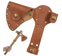 Gaine Tomahawk en Faux Cuir - Étui De Hache avec Couvercle De Lame | Étui De Protection pour Tête De Hachette, Protecteur De Hache De Camping, Étui pour La Randonnée en Plein Air, La Chasse Et