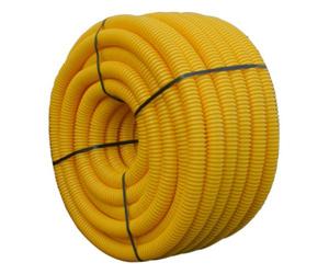 Gaine TPC jaune Ø 40 mm x 50 mètres