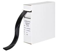 Gaine tressée DSG Canusa 8694012951 noir polyester 12 à 21 mm 10 m