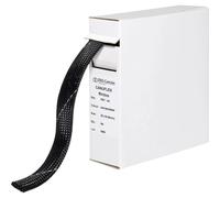 Gaine tressée DSG Canusa 8694012951 noir polyester 12 à 21 mm 10 m