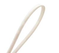 Gaine tressée en fibre de verre, longueur 1 m, 5 m, gaine de protection for cordon, diamètre intérieur 1-40 mm, gaine fendue tissée(WHITE,16MMx1M)